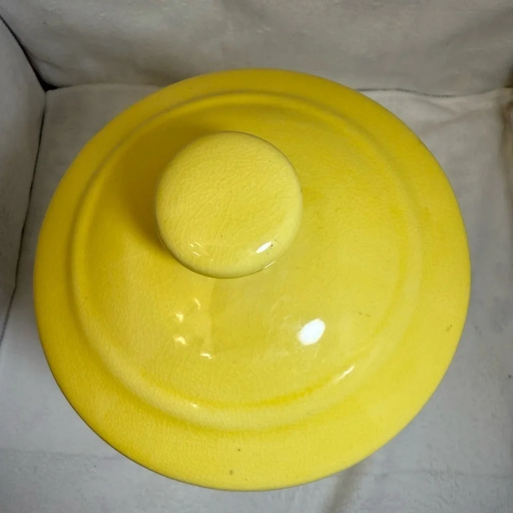 Yellow Dog Treat Jar